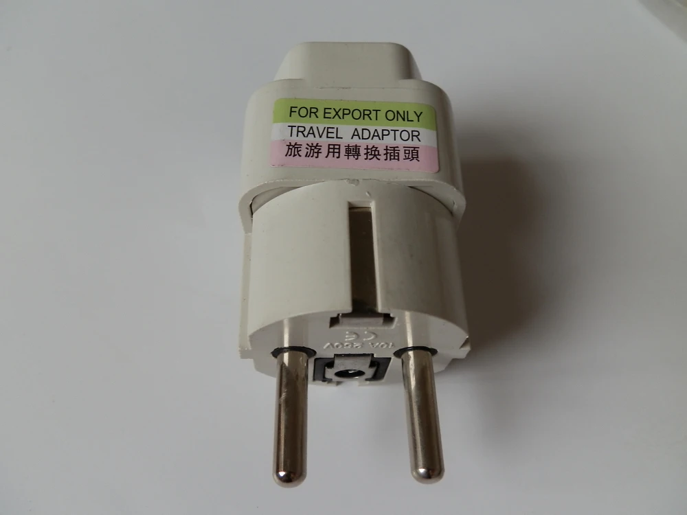 Немецкий Стандартный адаптер питания переменного тока к европейской вилке|adapter to