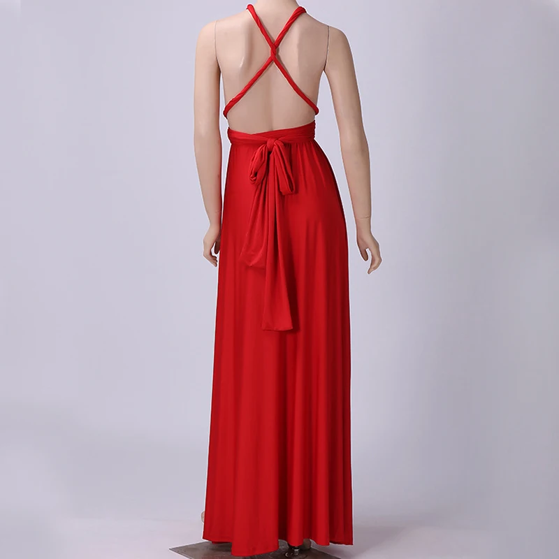 Sexy dress Multiway Wrap Convertible Boho Maxi Club Red Dress Bandage Long Dress Party Bridesmaids Infinity Robe Longue Femme