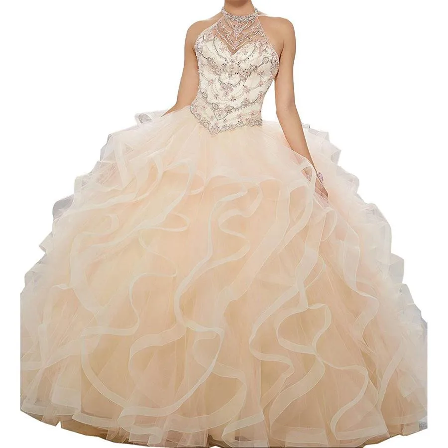 JaneVini/очаровательное светло Голубое Бальное Платье Пышное принцессы из тюля с