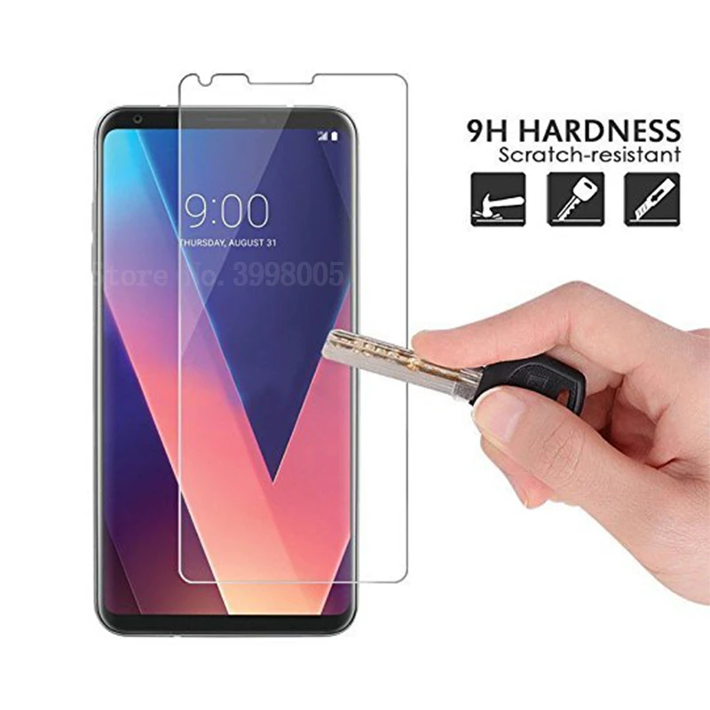 Защитное стекло для LG V30 закаленное V 30 H930 H933 + LGV30 Plus H930DS | Мобильные телефоны и