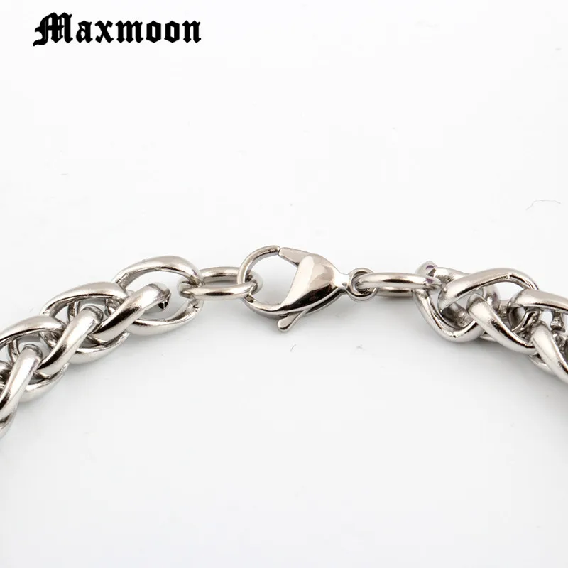 Браслет Maxmoon из нержавеющей стали для мужчин и женщин ювелирное изделие сделай
