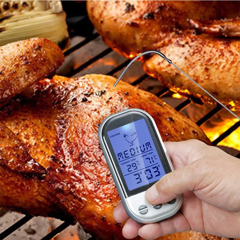 Цифровой Беспроводной удаленного Кухня печь Еда Пособия по