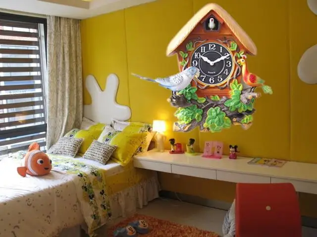 Часы настенные с сердечником креативные Мультяшные бесшумные кварцевые для