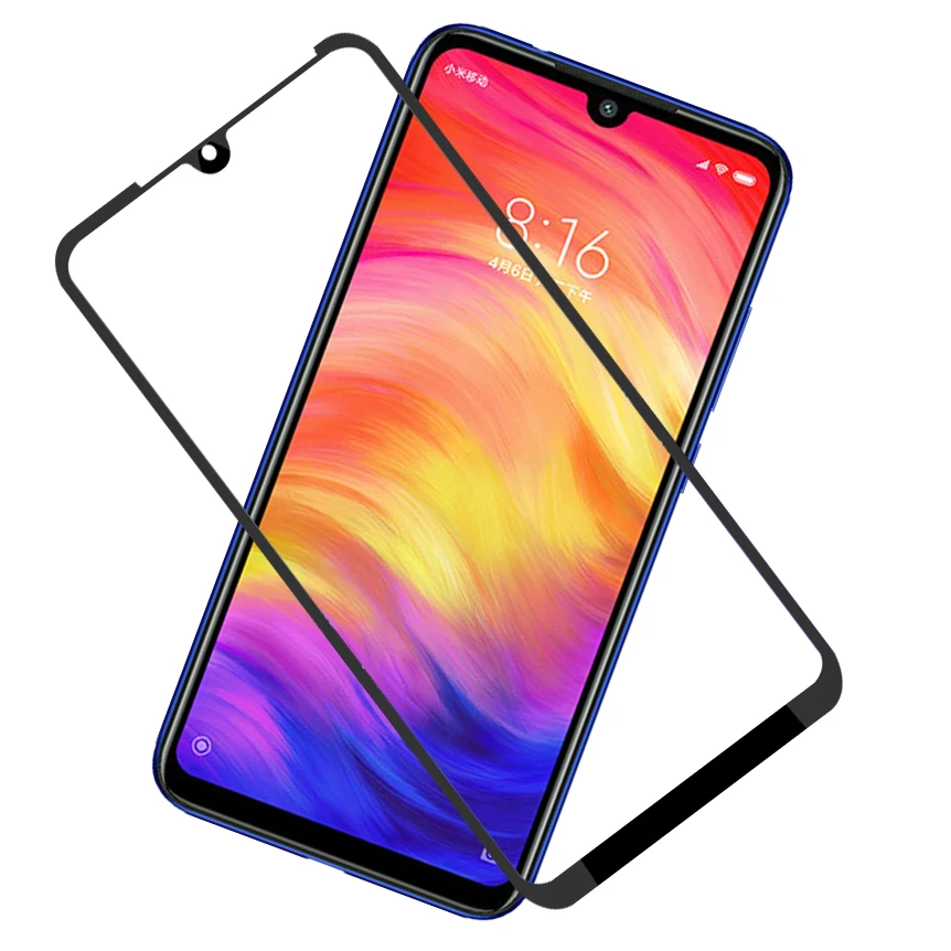 Закаленное стекло премиум-класса для Xiaomi Redmi Note 7 7S защитная пленка на весь экран