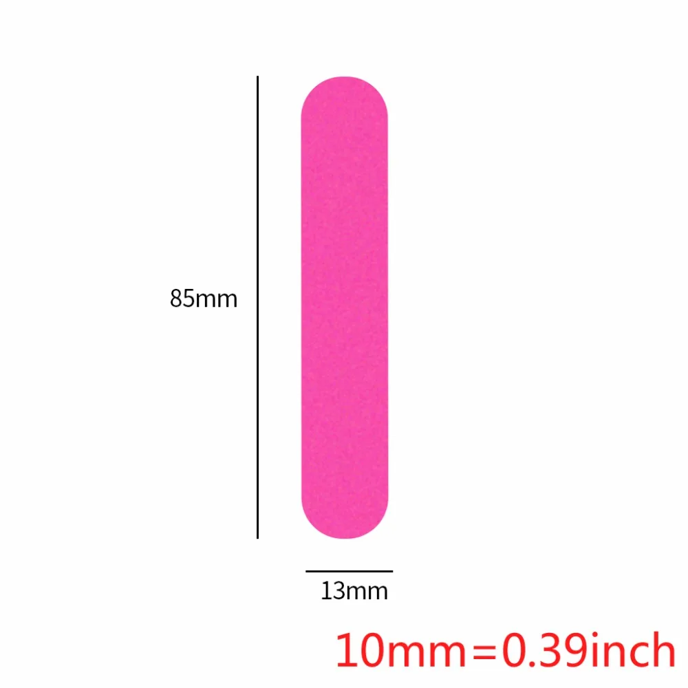 

Portable Mini Pro Nail Art Care Sanding Manicure Gel Nails File 180/240 Grit Nail Art Tools Nail Files Random Color
