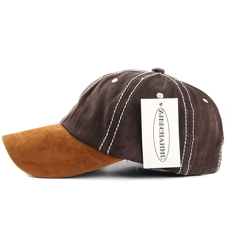 ZJBECHAHMU Hats Casual Solid Cotton Adult Adjustable Baseball Caps Mens Womens Spring Summer Snapback Apparel Accessories | Аксессуары