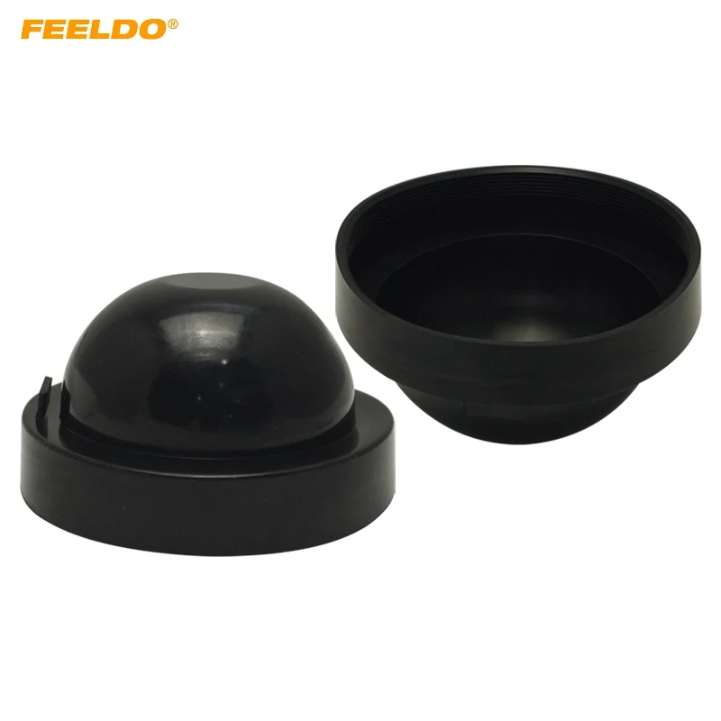 

FEELDO 2Pcs Waterproof DustProof Cover Rubber Anti-Dust Sealing Cover Cap For Car LED/HID Headlight 60mm-105mm #5599