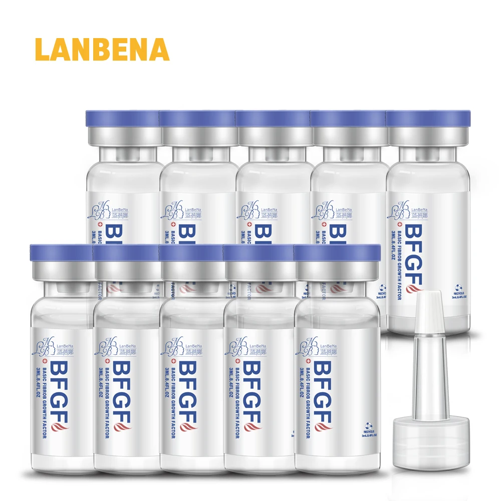 LANBENA BFGF ремонт Сыворотки шрама увлажнитель Отбеливание Сущность 10 шт. лечение