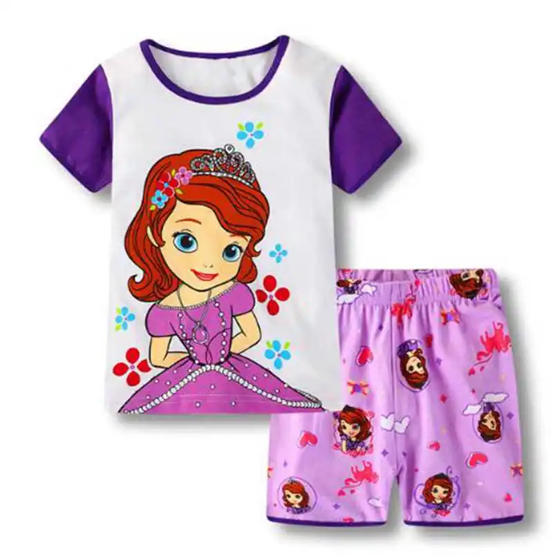 Новая модная детская пижама Bebe для новорожденных летняя одежда сна маленьких