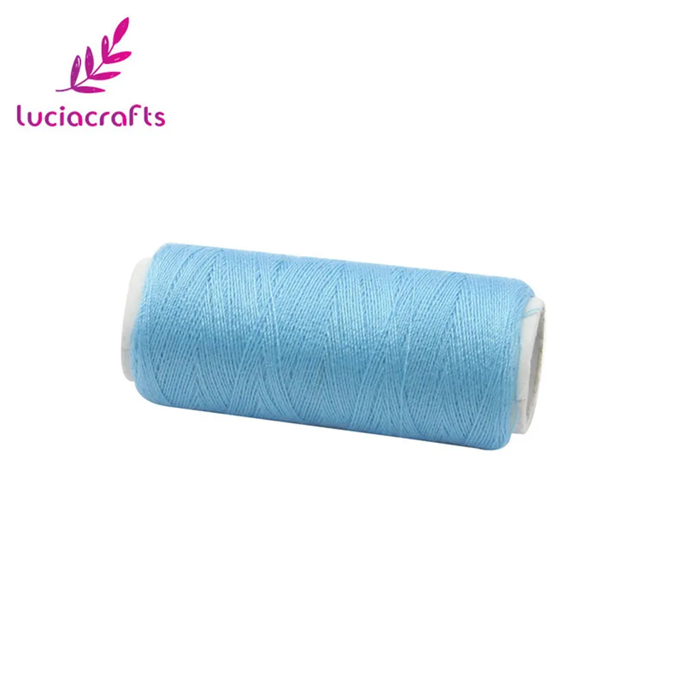 Lucia crafts 24 цвета 1 рулон/лот Вышивка Швейные нитки DIY Ручная машина швейная пряжа аксессуары для вязания W0804
