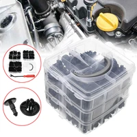 mayitr 620pcs universal fasteners clips 16sizes mixed car clips side skirt bumper rivet clips kit