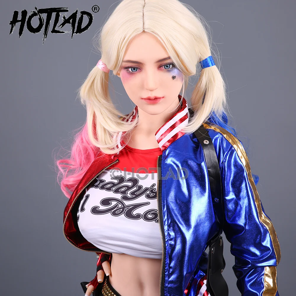 Клоун леди аниме секс кукла Харли Косплей реалистичные силиконовые куклы