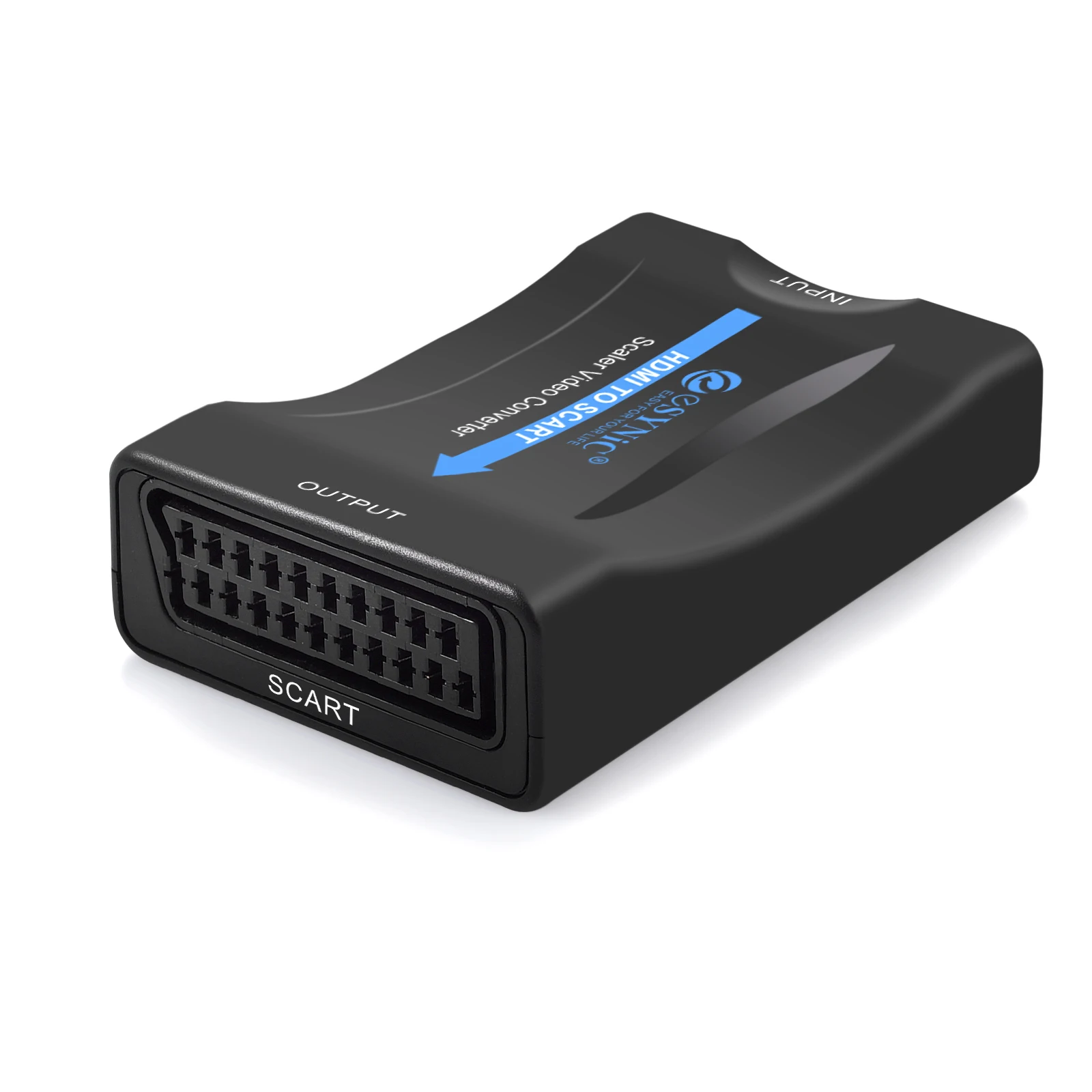 ESYNiC 5 в HDMI конвертер/переходник scart с USB DC кабель Поддержка NTSC PAL высококлассный