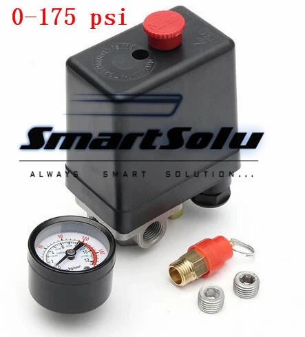Бесплатная доставка 1 шт. 0 175 PSI 4 порта переключатель давления для воздушного