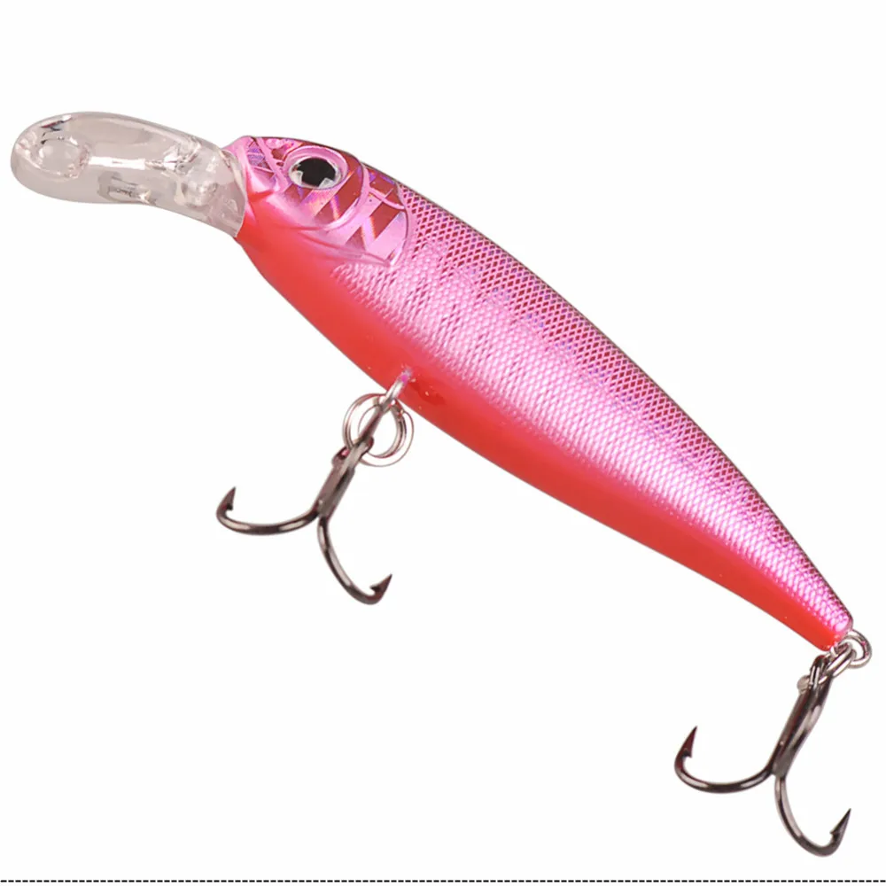 Умная Приманка Minnow 60 мм/4,55 г рыболовные приманки жесткая наживка Лазерная наживка VMC искусственные приманки Leurre soule рыболовный воблер, блесна