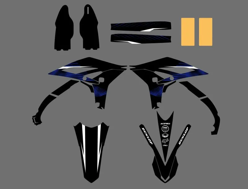 Графические наклейки для мотоцикла Yamaha YZ250F YZF250 2010 2011 2012 2013 YZ 250F YZF 250 новый стиль
