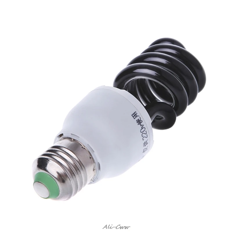2018 E27 5/15/20W UV ультрафиолетовые люминесцентные черный светильник CFL Лампа