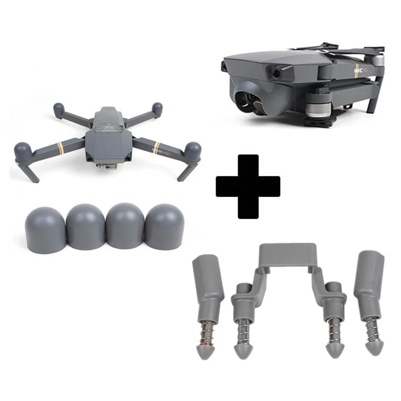 3in1 dji Мавик Pro Combo Gimbal случае повышенной Шасси гаситель ноги капот Lens Защита от