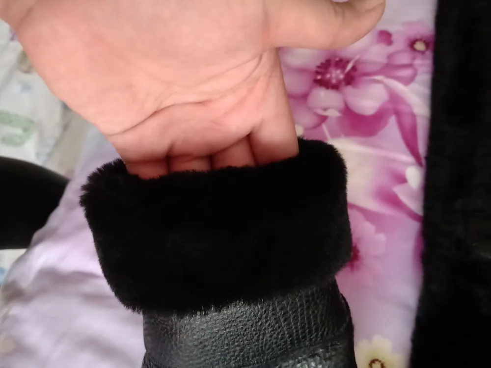 Новые Двойной Брестед овчины пальто с мехом мужской длинный тонкий утолщение натуральная кожа пальто мужчины с отложным воротником