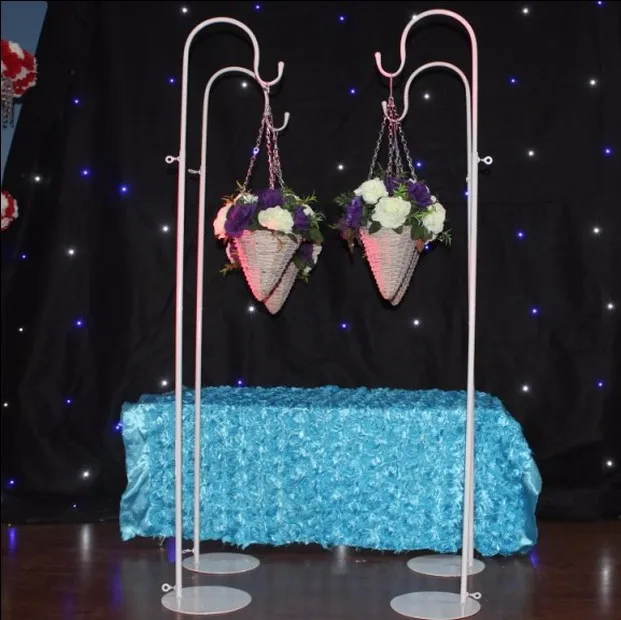 Металлический белый свадебный крюк дорожный поводок для свадьбы подставка