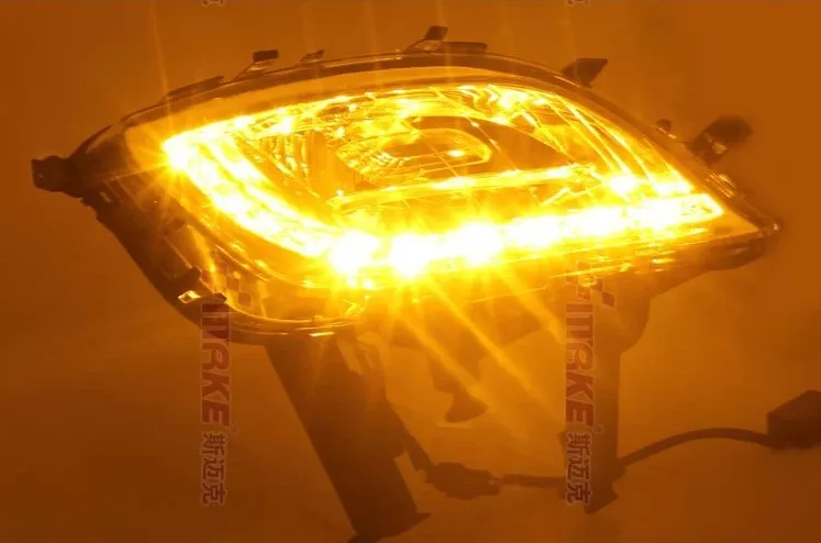 Защитные чехлы для сидений, сшитые специально для opel astra J 2009-2013 светодиодные дневные ходовые огни дневного света с противотуманной фары отражатель, чашка, включите свет функция, супер яркий, Высочайшее качество, быстрая