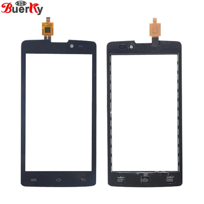 BKparts 5 шт. сенсорный экран для Fly IQ4402 Era Style 1 передняя стеклянная панель дигитайзер
