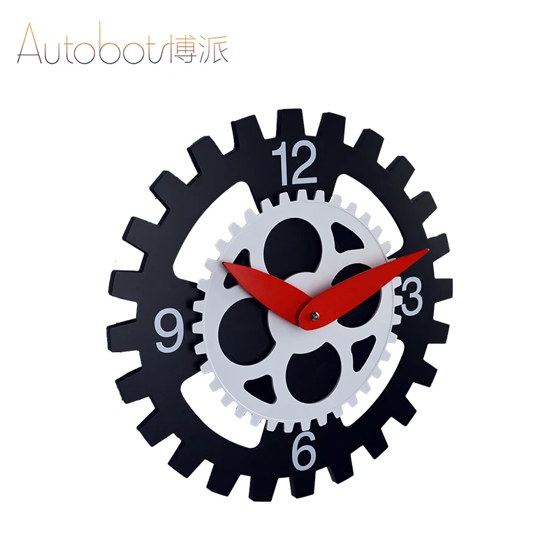 Оригинальные большие шестерни Autobot бесшумные динамические часы для спальни