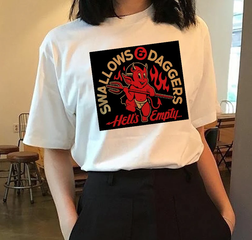 Новая модная уличная Ретро футболка Женская BF Harajuku Ulzzang Tumblr kawaii повседневная