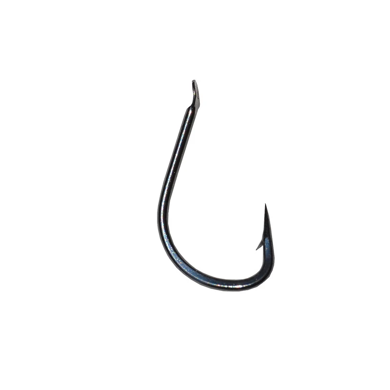 10 шт./лот Pesca углеродистая сталь глазый Рыбный крючок колючий 3#-12# в нахлыстом рыболовные крючки червячный пруд рыболовный крючок-Приманка Держатель джиг отверстие