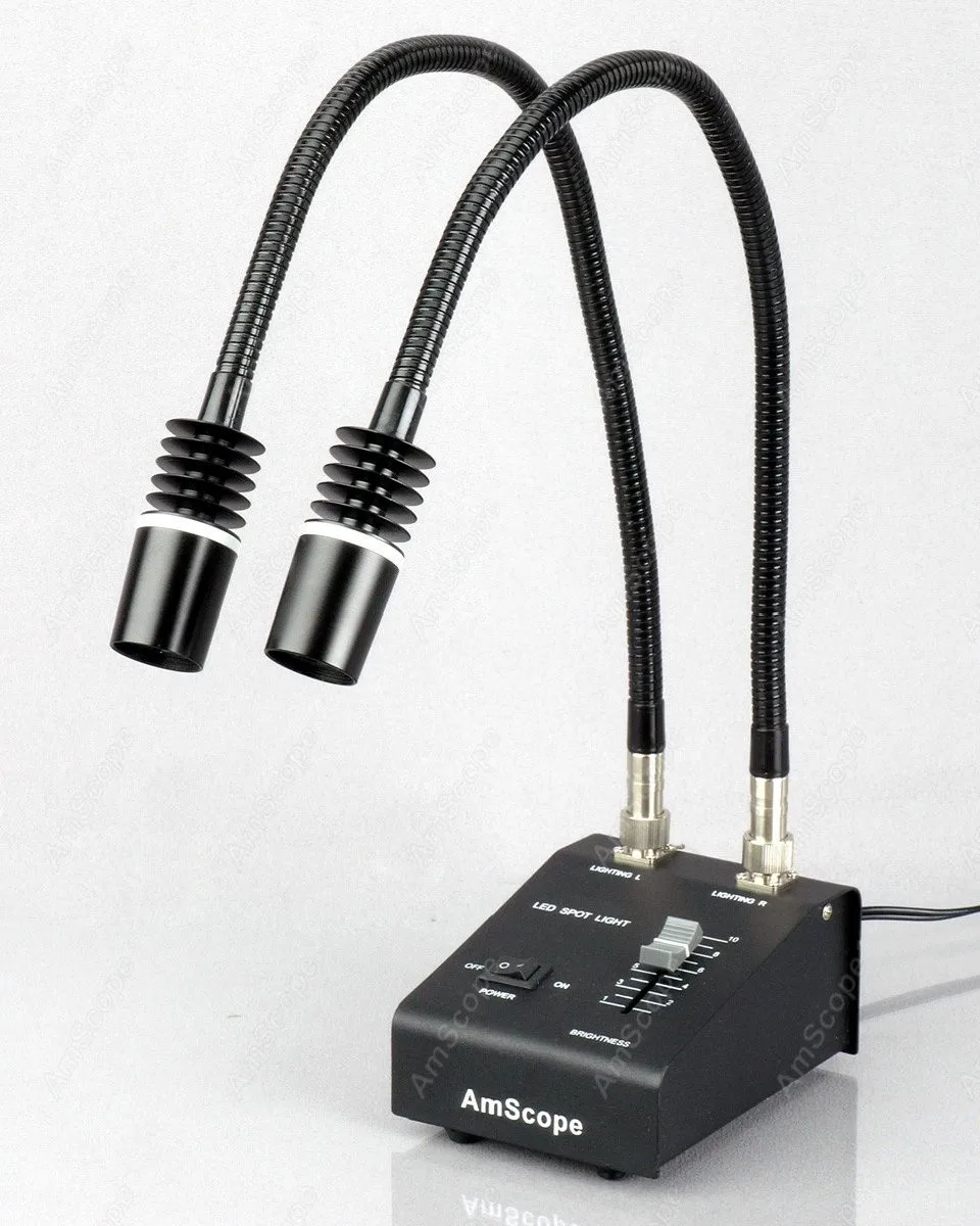 Zoom Stereo Microscope--AmScope Supplies3.5X-180X Trinocular Inspection Microscope with Gooseneck LED Lights | Инструменты