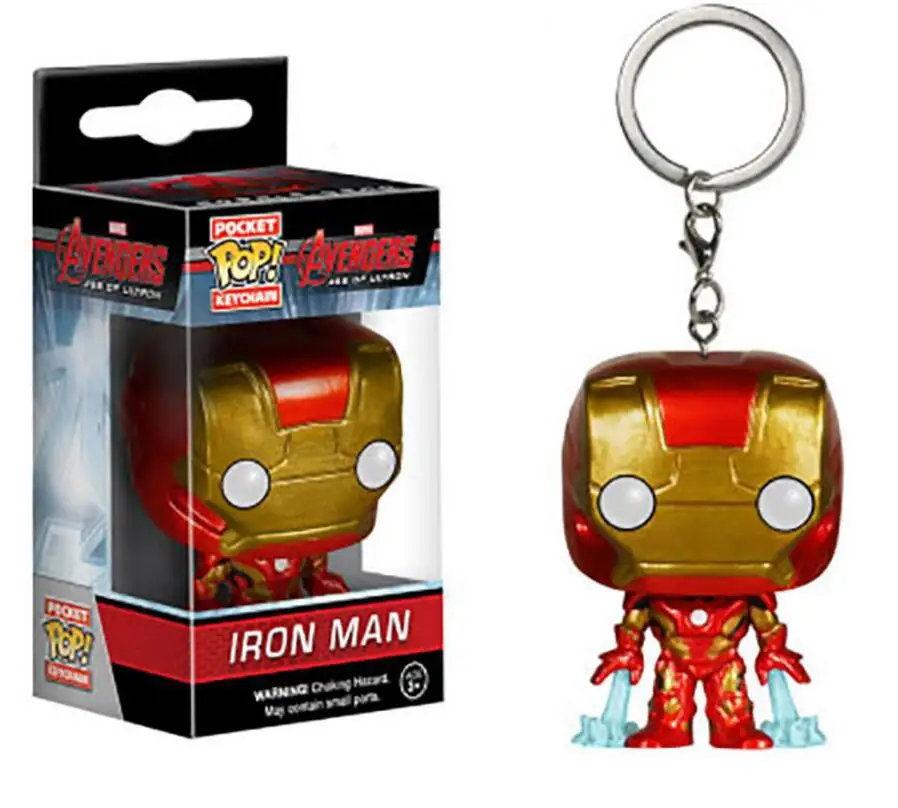 Funko pop брелок Капитан Америка Человек-паук персонажи фигурка Коллекционная