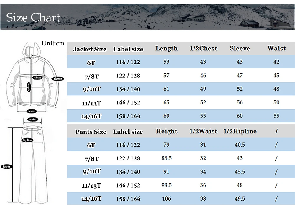 Winter Girls Clothing Sets Fleece Hooded Jackets Overalls Kids Ski Suits Outdoor Sports Children Skiing Outfits Teens Clothes