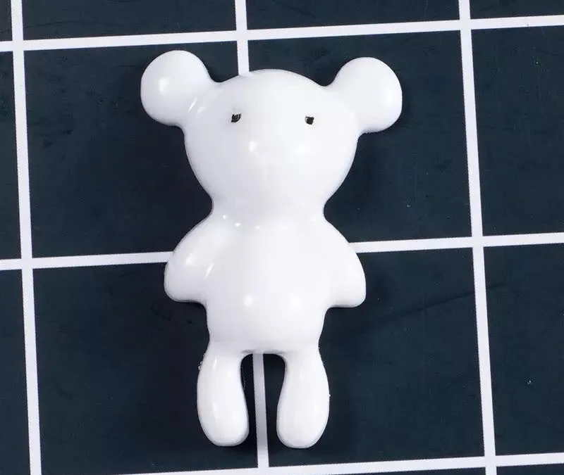 Стереоскопическая форма для маленького медведя из силиконовой смолы подвеска