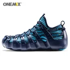 Кроссовки Onemix мужские голубые спортивные, обувь для бега и ходьбы, европейские размеры 39-46, 1 обувь 3
