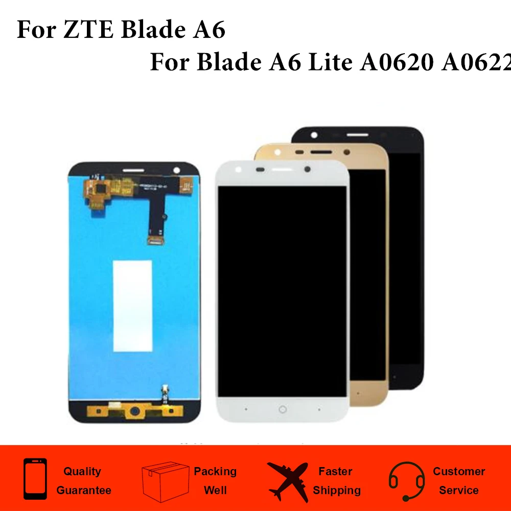5 2 3 дюйма Оригинальный ЖК дисплей для ZTE Blade A6/A6 Lite A0620 и сенсорный экран дигитайзер