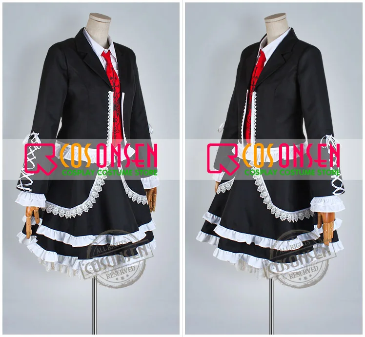 Костюм для косплея ONSEN Anime Dangan Ronpa Celestia Ludenberg костюм Униформа полный комплект все