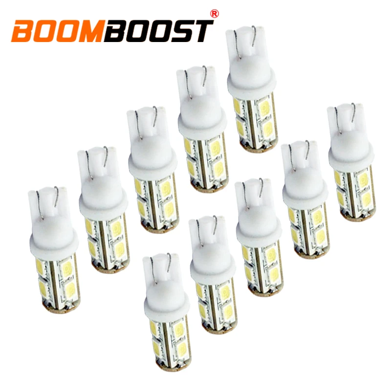 10 шт. хорошее качество DC12V Белый светодиодный 9SMD 5630 5730 Автомобильный клиновидный