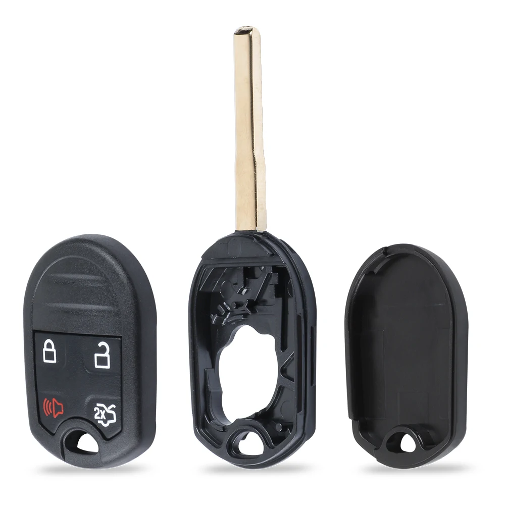 

Keyecu Replacement Remote Key Shell 4 Button for Ford Fiesta HU101