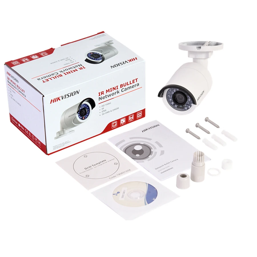 Cctv камера видеонаблюдения 4mp hikvision ds-2cd2042FWD-i сетевая PoE WDR для dahua DVR NVR видеокамера |