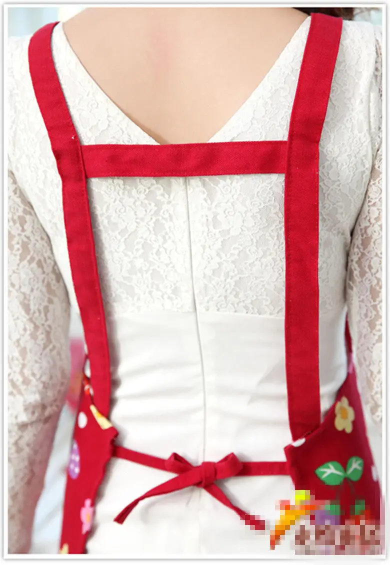 hello kitty Кухня Ремесло фартук цветочный холст XW-1069