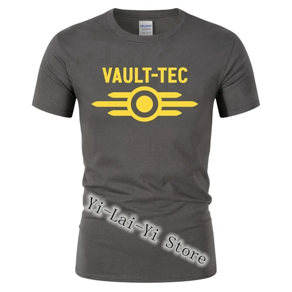 Летняя футболка с логотипом vedle Tec для игр и видеоигр Fallout 2 3 4 одежда Мужская vedle-Tec
