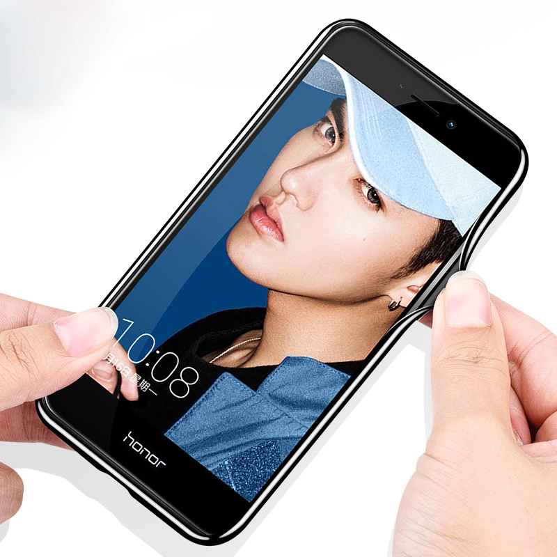 Чехол для Honor 8 lite чехол Huawei P8 Lite 2017 новейший дизайн стеклянный с изображением