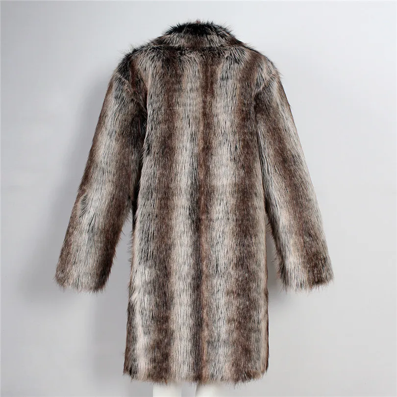 LANSHIFEI, Меховая куртка из горной кожи, мужские пальто, 5XL, брендовая Высококачественная верхняя одежда из искусственного меха, мужская деловая зимняя куртка из искусственного меха