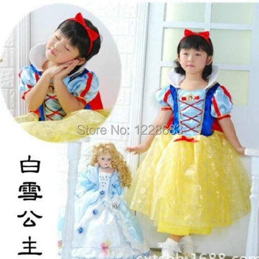 Новинка весна лето фэнтезийное платье Branca De Neve для детей и девочек фантазия