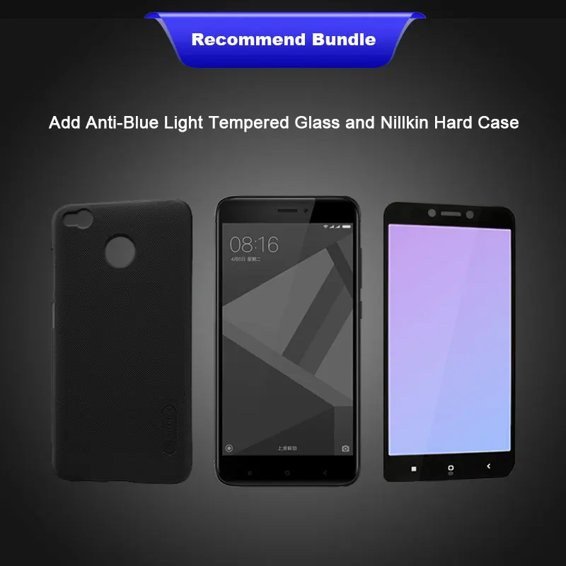 Xiaomi Redmi 4X3 ГБ ОЗУ 32 Гб ПЗУ мобильный телефон 4X Смартфон Snapdragon S435 5 0 &quotотпечаток