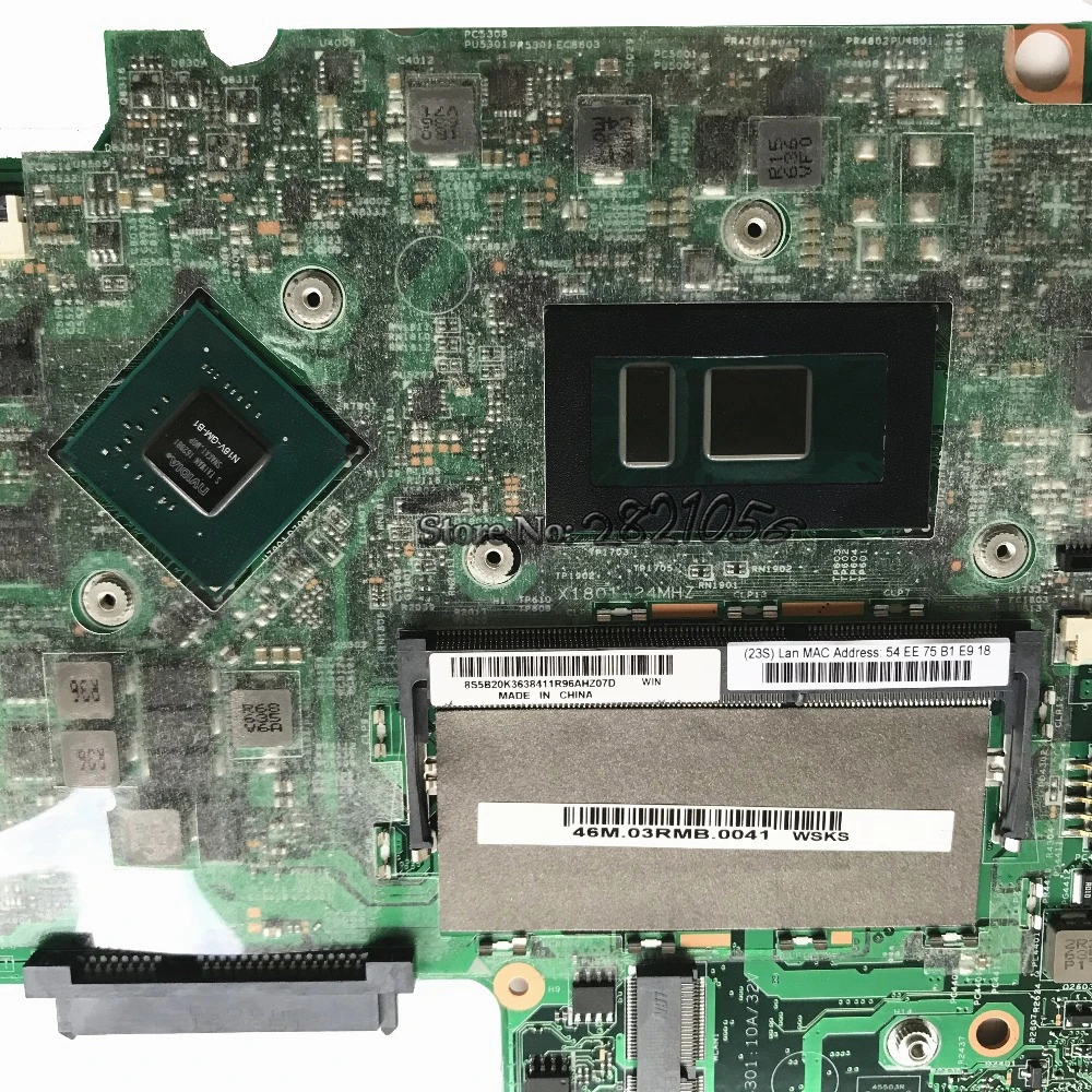 Материнская плата Nokotion 5B20K36384 МБ для ноутбука LENOVO YOGA 500 14ISK FLEX 3 1480 со стандартным
