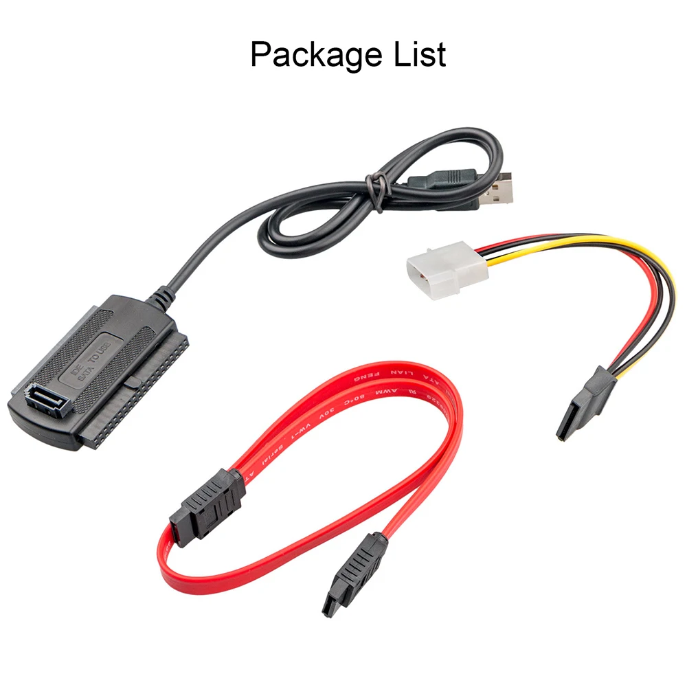 Кабель-Переходник USB 2 0 SATA/PATA/IDE для жесткого диска 5 дюйма/3 дюйма | Электроника