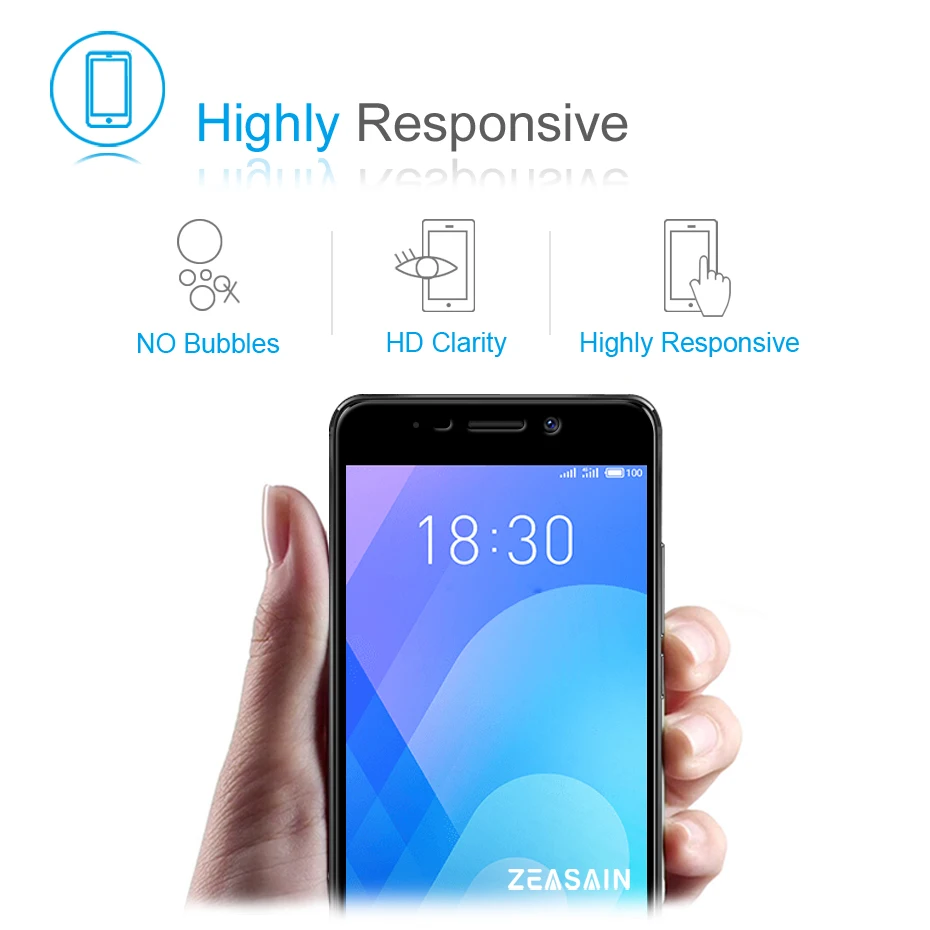 2 шт./упаковка закаленное стекло для Meizu M6 Note Meilan 6 Note6|Защитные стёкла и плёнки