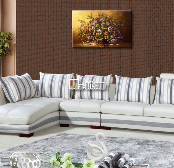 Красочный цветок картина маслом Репродукция картины холст flaower печать
