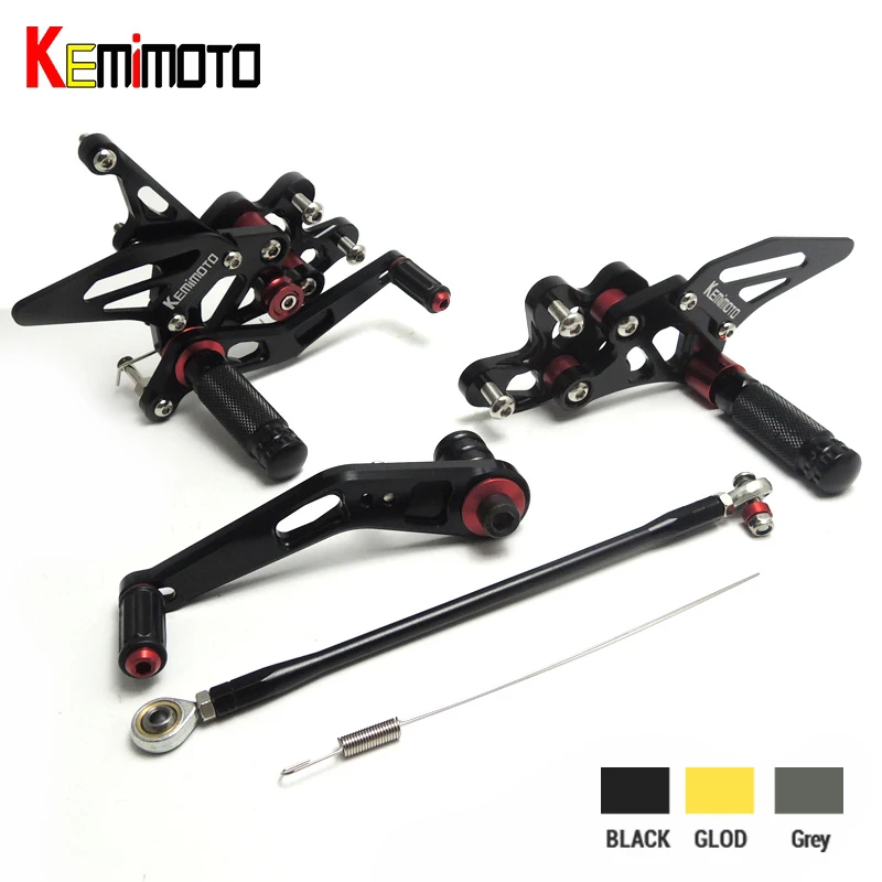 KEMiMOTO для SUZUKI GSX R 600 750 2006 2007 2008 2009 GSXR600 GSXR750 GSXR CNC Регулируемые задние комплекты